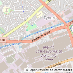 Map of Birmingham, West Midlands