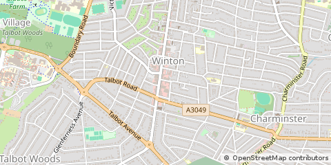 Map of Bournemouth`