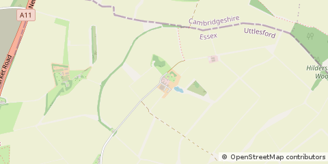 Map of Saffron Walden, Essex