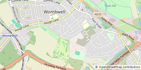 Map of Barnsley