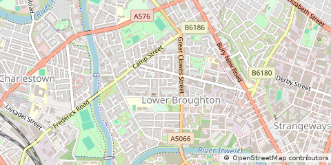 Map of Salford