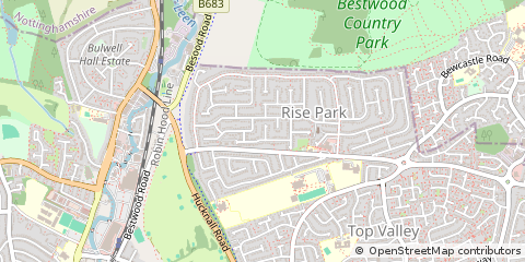 Map of Nottingham