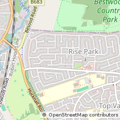 Map of Nottingham