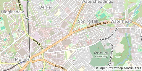 Map of Oldham, OL4 2RD