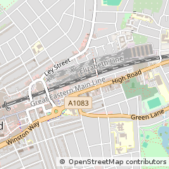 Map of Ilford, Essex