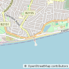 Map of Southsea, Hampshire