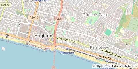 Map of Brighton