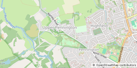 Map of Lymington