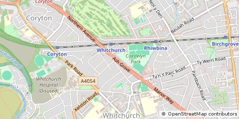 Map of Cardiff
