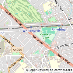 Map of Cardiff