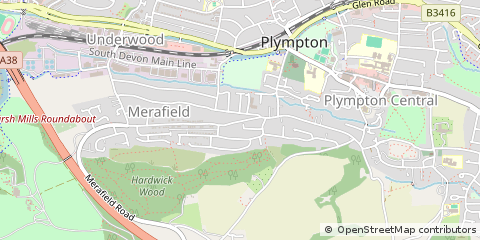 Map of Plymouth, Devon