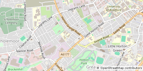 Map of Bradford