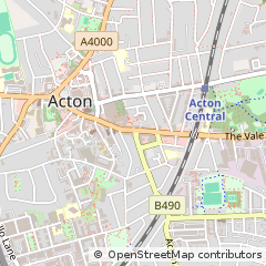 Map of Acton, London