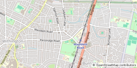 Map of Manchester