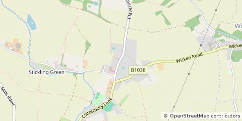 Map of Saffron Walden, Essex