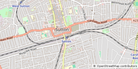 Map of Sutton