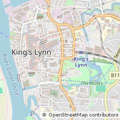 Map of King's Lynn, Norfolk