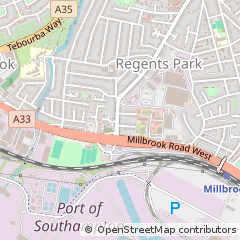 Map of Southampton
