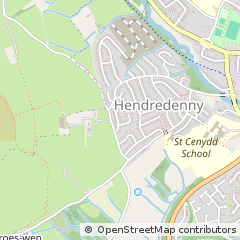 Map of Caerphilly