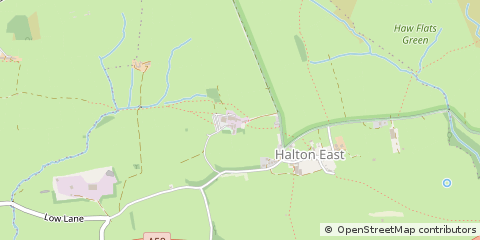 Map of Skipton, North Yorkshire