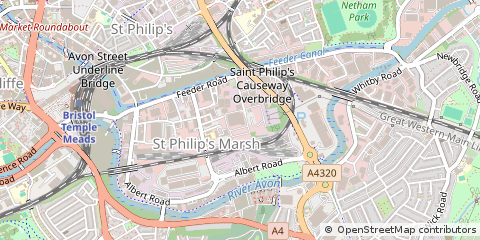 Map of Bristol, Avon