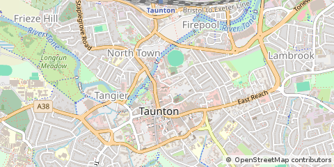Map of Taunton