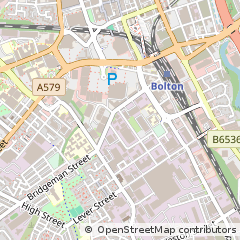 Map of Bolton, Greater Manchester