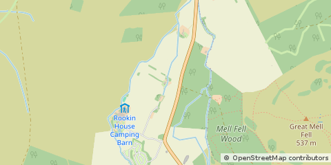 Map of Penrith, Cumbria