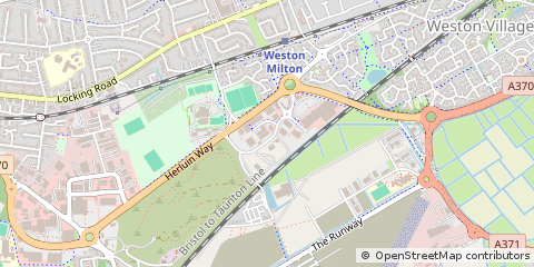 Map of Weston-Super-Mare, North Somerset