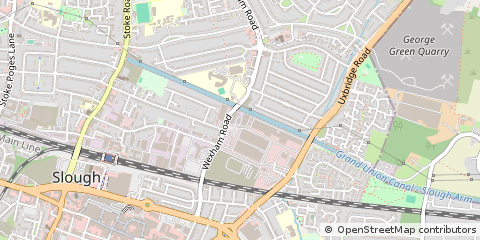 Map of Slough, Berkshire