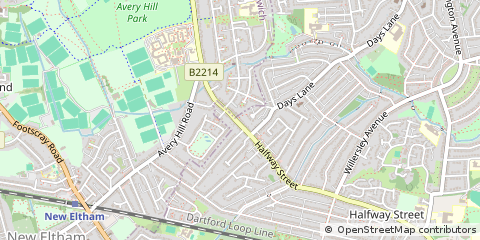 Map of Sidcup