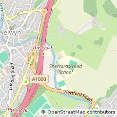 Map of Welwyn