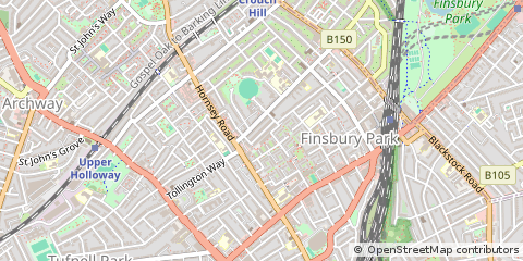 Map of Holloway