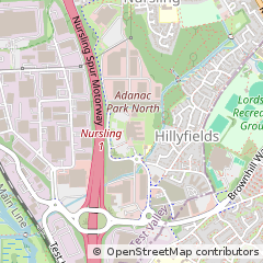 Map of Southampton, Hampshire