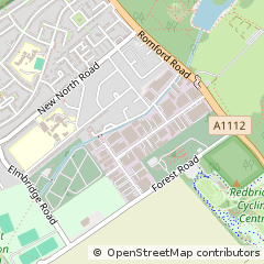 Map of Ilford, Essex