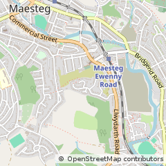 Map of Bridgend County Borough