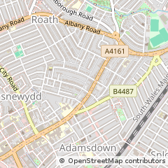 Map of Cardiff