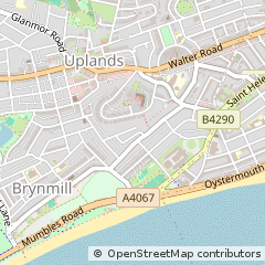 Map of Swansea