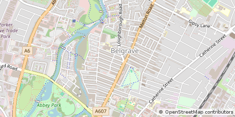 Map of Leicester