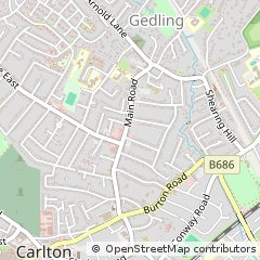 Map of Nottingham