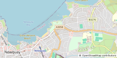Map of Cornwall