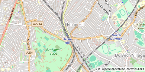 Map of London, Surrey