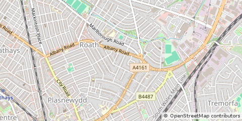 Map of Cardiff