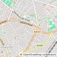 Map of Cardiff
