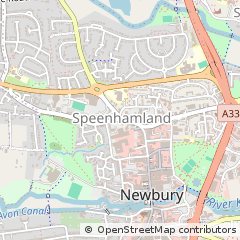 Map of Newbury, Berkshire