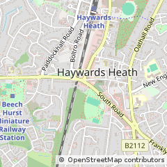 Map of Haywards Heath