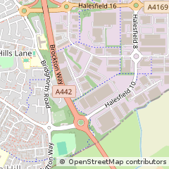 Map of Telford, Shropshire