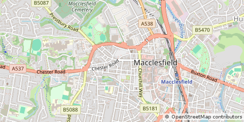 Map of Macclesfield