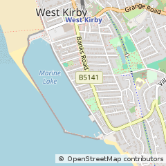 Map of West Kirby, Wirral