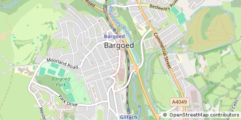 Map of MID Glamorgan
